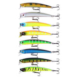 43-Pack Fishing Lure Wobbler Minnow Mixed Color V1237-ZY-506-0125