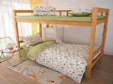 4 Piece Green Floral Comforter Set Size, Breathable Comforter Bedding Set, Bed in a Bag Queen, V1369-AZ3-W-10082