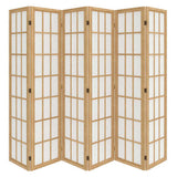 Levede 6 Panel Room Divider 170cm Freestanding Screen RD3003-6-NT