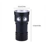 IPX8 18000lm 500M Flashlight Waterproof Lamp Light Underwater Outdoor Camp V1294-YM0901-JY05721