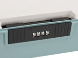 Password Storage Box 16L Capacity Compartment Design File Storage Case Document Organizer with V1294-YM0901-3117240201413