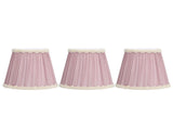 3PCS Cloth Lamp Shade E14 ClipOn Lampshade for Candle Chandelier Wall Lamp Table Light Indoor V1294-YM0710-3119210189712