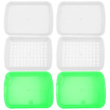 Durable Plastic Sprout Trays Safe Reliable Easy to Use for Home 1Set V1369-AZ3-W-18192