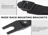 4Pcs Roof Box U-Bolt Clamps Rooftop Cargo Carrier Rack Bolts Internal U-Bracket Clips V1369-AZ3-W-15706