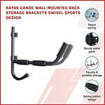 Kayak Canoe Wall-Mounted Rack Storage Brackets Swivel Sports Design V63-836101