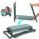 XXL Garden Kneeler Seat Stool with Pocket, 150kg Load V178-66983