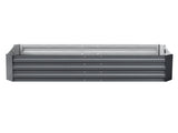 Green Fingers Garden Bed 150x90cm Planter Box Raised Container Galvanised Steel GARDEN-15090-ALUMGR