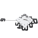 Large Wall Clock Silent Pendulum Battery Operated Non Ticking for Living Room Bedroom Office Home V1294-YM0901-3115250010911