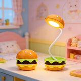 Orange Burger-Shaped Night Light Rechargeable Night Light Touch Switch Night Light 3 V1347-DSZ-XXX-NNN
