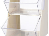 Desktop Storage Box Plastic Multi Layers Dust Proof Modern Minimalist Desk Organizer Box for Teabag V1294-YM0901-3117240099611