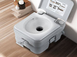 Portable Toilet for Camping, Porta Potty with Carry Bag, 5.3 Gal Waste Tank & 3.2 Gal Flush Tank, V952-DCX53GAL32GALWN45V0