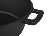 Toque 5.84L Double Dutch Oven 2 in 1 Cast Iron Pan KT1026-AU