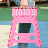 Dot Plastic Folding Stool Small Chair Advanced Portable Massage Stool 29*22*39cm V1294-YM0901-JY36235-02