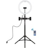 11.8 Rgbw Led Ring Light Kit With Mount Dual Phone Brackets And Remote Control V562-B7703TKP