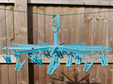 HANGERWORLD 20 Clip Hanging Laundry Drying Rack for Socks, Underwear and Baby Clothes V1258-DP02-F-305