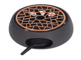 Teapot Warmer Base Ceramic Candle Heater Tea Coffee Milk Light Warmer with Purple Iron Pad for Home V1294-YM0703-3118230033511
