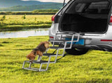 Dog Stair for Cars, Wide 5-step Dog Car Steps, Folding Dog Car Ramp with Nonslip Surface, Portable V952-KZDGLT5STEP1DLM2TV0