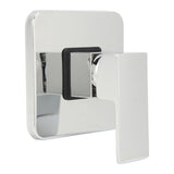 Shower Handle Valve Copper Square Wall Mount Shower Rough In Mixing Valve Faucet Trim Kit for V1294-YM0901-3112230055111