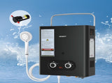 Devanti Portable Gas Water Heater LPG-powered System Black With Pump GWH-A-LPG-4DZ-BK-PUMP
