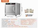Hot Box Food Warmer, 4-Tier Concession Warmer with Water Tray, 4 Pans, Single-door and Adjustable V952-XXSPBWJ4CBTMLX7IBV3