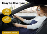 12V Heated Car Blanket for Travel and Camping, Electric Throw Rug V1188-MS-617-089