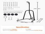 Punching Bag Stand, Steel Heavy Duty Workout Equipment, Boxing Punching Bag Stand, Holds Up to 140 V952-SDZJSDJ69485MF5SZ001V0