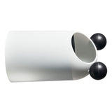 Trash Can Slanted Lidless Plastic Large Capacity Creative Garbage Container for Office Kitchen V1294-YM0901-3117230443511