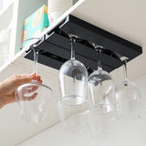 SOGA 34cm Wine Glass Holder Hanging Stemware Storage Organiser Kitchen Bar Restaurant Decoration TAN1036