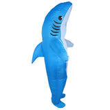 Innovative 190T Waterproof Polyester Cloth Inflatable Costume for Festivals Halloween PartyBlue V1294-YM0901-3117200131812