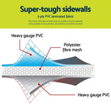 Bestway Swimming Pool 412x201x122cm Steel Frame Pool Set w/Pump Ladder BW-POOL-SQ-412-56728