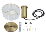 Crystal Pendant Light Modern Light Luxury Elegant Gold Adjustable Height Crystal Island Lighting for V1294-YM0901-3119240067711