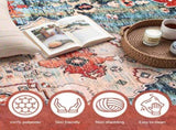 Artiss Floor Rug 160X230cm Large Washable Area Rug Modern Living Room Carpet Mat FLR-4217-160X230-RD