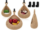 Jute Wall Basket Hanging Storage Basket Hanging Fruit Basket Boho Interior Wall Plant Basket V1189-WXF-260203-00438