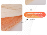 Beige Soft Coral Fleece Towel and Bath Towel Gift Set - 5-Piece Luxurious Absorbent Set V888-ELOSUNG17453
