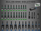 SWANLAKE 74-Piece Magnetic Nut Driver Set Metric SAE Impact Drill Socket Adapter Bit Kit V465-66169