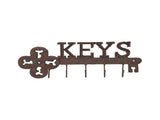 Cast Iron Trendy Wall Hanging Key w 5 Hooks 31cm V637-06973KEY