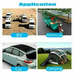 200W 12V Solar Panel Kit With Regulator 200 watt Mono Caravan Camping Charger V201-W12378442