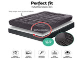 Giselle Bedding Bamboo Charcoal Filling Pillowtop Topper 1000GSM 5cm Thick Pillowtop Pad for Back TOPPER-CHAR-KS