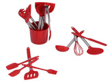 15PCS/Set Silicone Cooking Utensil Set with Stainless Steel Handle Kitchen Spatulas Spoon Cooking V1294-YM0714-3118210281711