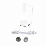 Aromatherapy Melting Wax Lamp Metal Table Dimmable Fragrance Candle Warmer Lamp with Timer for V1294-YM0901-3119230107511