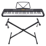 Karrera 61-Key Electronic Keyboard with LCD Display and Touch Response in Black CHJ-291 EKB-CHJ-291-BK