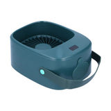 Adjustable Electric Fan Portable Spray Humidification Electric Fan for Home Outdoor DormitoryGreen V1294-YM0721-3113210056413