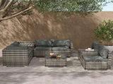 9-Piece Outdoor Setting V264-OTF-530S-LGR-OTF-509-LGR