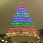 LED Christmas Tree Rainbow Wall Net Lights V720-XB4919M