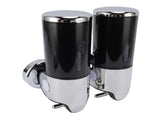 Wall Mount Soap Dispenser Double Cylinder 1000ml Manual Wall Mounted Bathroom Shower Pump Dispenser V1294-YM0901-3112250008512