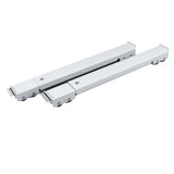 2pcs Washing Machine Mobile Roller Extendable Iron White 16 Wheels Low Noise High Load Bearing with V1294-YM0901-3113230334611