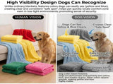 Emotional Support Blanket for Dogs, Yellow Blanket for Dog, Washable High Visibility Dog Blankets, V1192-AZ-W-22170