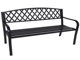 Wallaroo Steel Outdoor Garden Bench - Diamond GDB-JOY-221