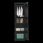 Single-Door Metal Tall Cabinet Shelf Storage for Home Office Gym V63-844451