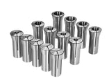 13 pcs Precision R8 Collet Set, 1/8'' - 7/8'', 45 Mill Collet Chuck 0.0012"/30m TIR with 13 V952-R8JT13PCSW00O2D91V0